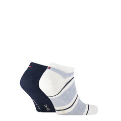 Мужские носки Tommy Hilfiger 2 пары, темно-синие/бело-синие 701218390 002 44389 цена и информация | Мужские носки | hansapost.ee