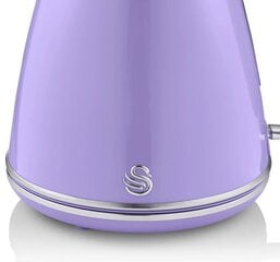 Электрический чайник Swan SK19020PURN, 1.5 л, 3000 Вт, фиолетовый цена и информация | Электрочайники | hansapost.ee