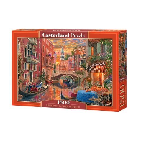 Puzzle 1500 elements Romantic Evening in Venice цена и информация | Pusled lastele ja täiskasvanutele | hansapost.ee