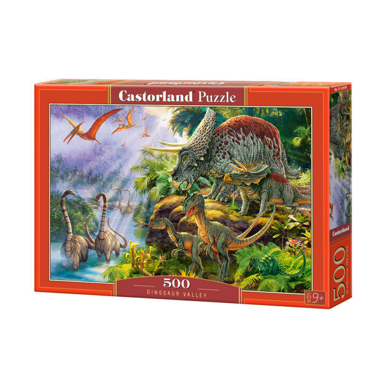 Puzzle 500 pieces Dinosaurs of the valley hind ja info | Pusled lastele ja täiskasvanutele | hansapost.ee