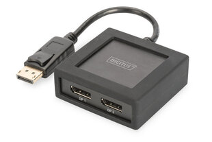 Разветвитель Digitus DisplayPort Digitus 4K, 1x2 цена и информация | Адаптеры и USB-hub | hansapost.ee