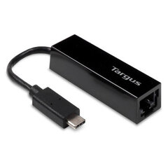 Targus USB-C на Gigabit Ethernet адаптер, Черный цена и информация | Адаптеры, USB-разветвители | hansapost.ee