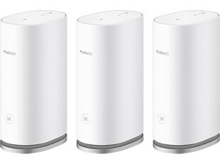 Huawei WiFi Mesh 3 (3-Pack) WS8100-23 802.11ax цена и информация | Маршрутизаторы (роутеры) | hansapost.ee