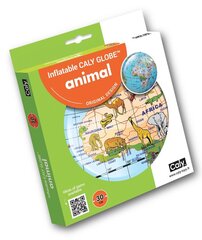 Täispuhutav gloobus-pall CALY, Maailma loomad, 40742, 30 cm hind ja info | Caly Lastekaubad ja beebikaubad | hansapost.ee