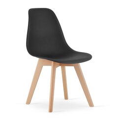 Комплект из 4 стульев Kito, черный цена и информация | Стулья для кухни и столовой | hansapost.ee
