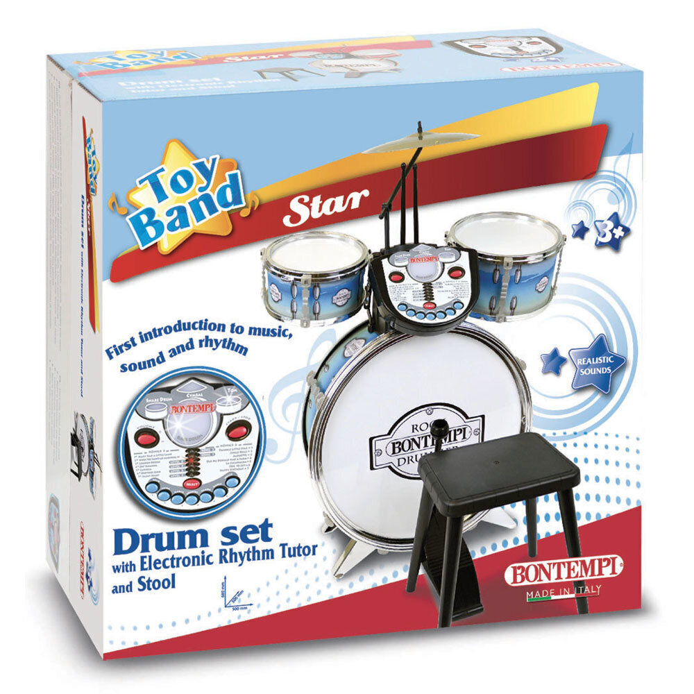 Bontempi trummikomplekt цена и информация | Arendavad laste mänguasjad | hansapost.ee