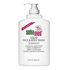 Pehme pesukreem näole ja kehale pumbaga Sebamed Classic(Liquid Face & Body Wash) 400 ml hind ja info | Näopuhastusvahendid | hansapost.ee