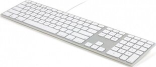 Клавиатура Matias FK318LS-UK, серебренная цена и информация | Клавиатуры | hansapost.ee