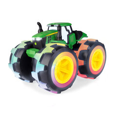 Mängutraktor valgustatud ratastega John Deere, 46644 цена и информация | John Deere Игрушки | hansapost.ee