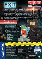 Lauamäng Exit: The Game – The Cemetery of the Knight, EN hind ja info | Lauamängud ja mõistatused perele | hansapost.ee