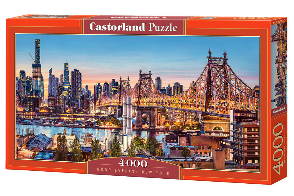 Pusle Puzzle Castorland Good Evening New York, 4000 tk цена и информация | Pusled lastele ja täiskasvanutele | hansapost.ee