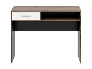 Письменный стол BRW Nepo Plus 1S, коричневый/белый цена и информация | Компьютерные, письменные столы | hansapost.ee