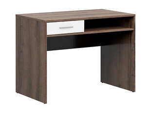 Письменный стол BRW Nepo Plus 1S, коричневый/белый цена и информация | Компьютерные, письменные столы | hansapost.ee
