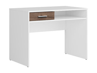 Письменный стол BRW Nepo Plus 1S, белый/коричневый цена и информация | Компьютерные, письменные столы | hansapost.ee