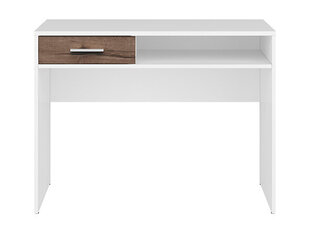 Письменный стол BRW Nepo Plus 1S, белый/коричневый цена и информация | Компьютерные, письменные столы | hansapost.ee
