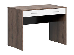 Письменный стол BRW Nepo Plus 2S, коричневый/белый цена и информация | Компьютерные, письменные столы | hansapost.ee
