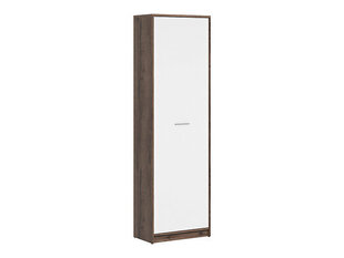 Шкаф BRW Nepo Plus 1D, коричневый/белый цена и информация | Шкафчики в гостиную | hansapost.ee