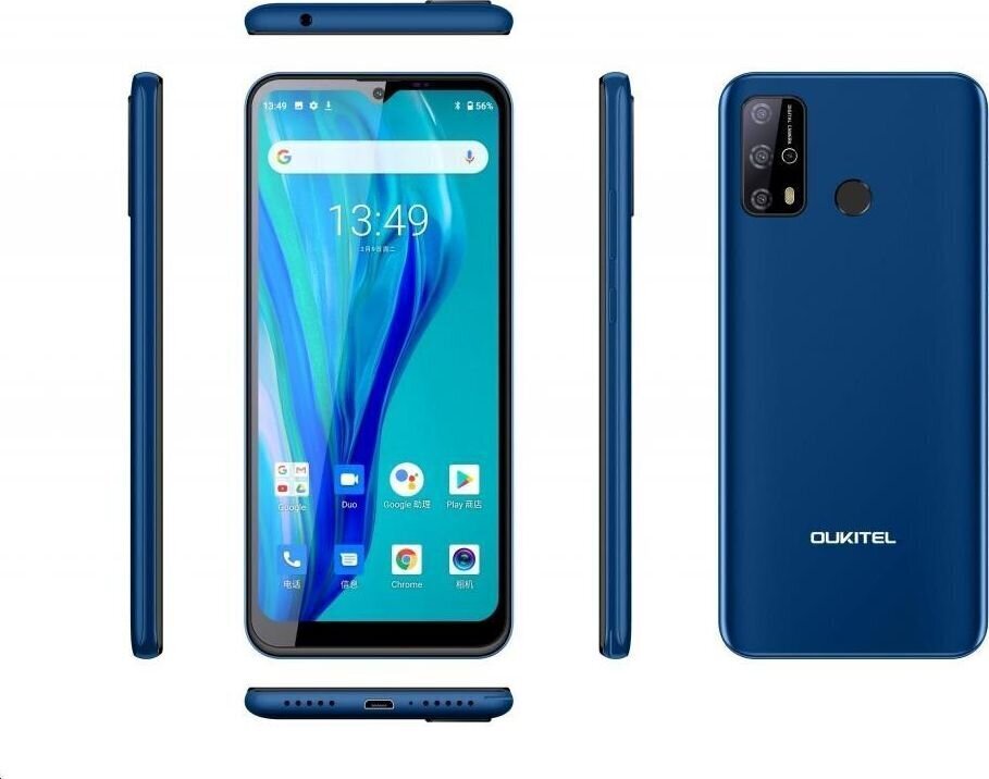 Oukitel C23 Pro, 64GB, Dual SIM, Blue цена и информация | Telefonid | hansapost.ee