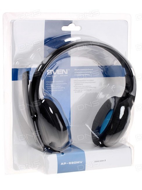 Mänguri kõrvaklapid Sven AP-680MV, must hind ja info | Kõrvaklapid | hansapost.ee