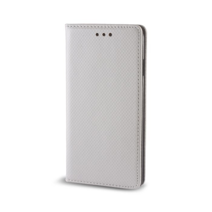 Klapiga kaitseümbris Mocco Smart Magnet Book sobib Samsung A720 Galaxy A7 (2017), hõbedane цена и информация | Telefonide kaitsekaaned ja -ümbrised | hansapost.ee