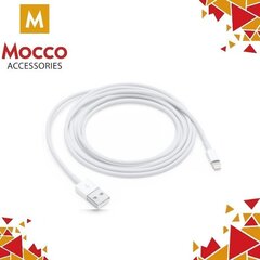 Kaabel Mocco Lightning USB 1m White (MD818ZM/A Analog) hind ja info | Mobiiltelefonide kaablid | hansapost.ee