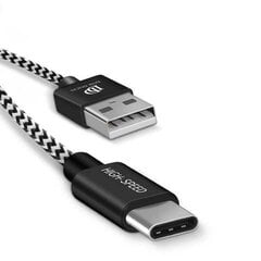 Dux Ducis K-ONE Series USB / USB-C Cable 2.1A 3M black (300) цена и информация | Кабели для телефонов | hansapost.ee