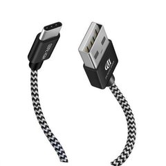 Dux Ducis K-ONE Series USB / USB-C Cable 2.1A 3M black (3) hind ja info | Mobiiltelefonide kaablid | hansapost.ee