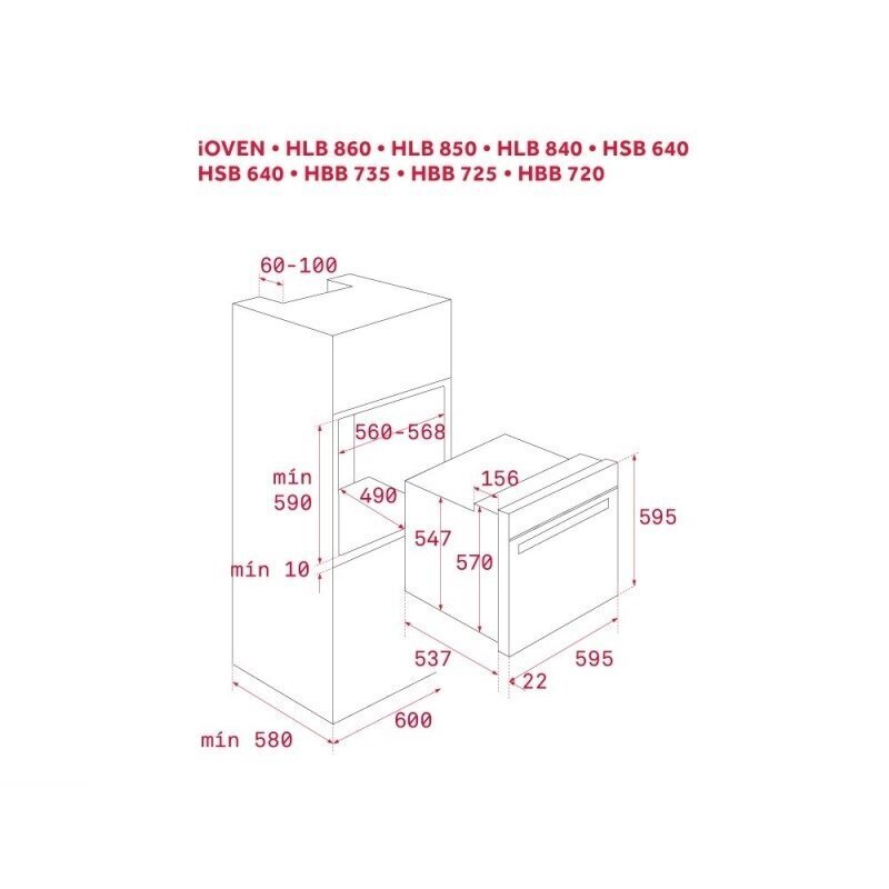 Teka ORB 84 S hind ja info | Ahjud | hansapost.ee