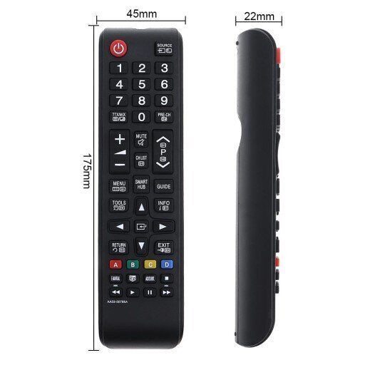 HQ LXP789 TV remote control SAMSUNG 3D SMART Black hind ja info | Nutitelerite lisatarvikud | hansapost.ee