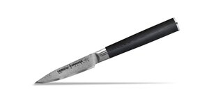 Универсальный кухонный нож Samura DAMASCUS 87 мм из AUS 10 Дамасской стали 61 HRC (67-слойный) цена и информация | Ножи и аксессуары для них | hansapost.ee