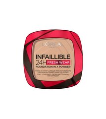 Kompaktne meigialus L'Oreal Make Up Infallible Fresh Wear, 9 g hind ja info | Jumestuskreemid ja puudrid | hansapost.ee