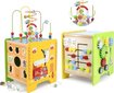 Suur puidust tegevuskuubik - sorteerija lastele Viga цена и информация | Beebide mänguasjad | hansapost.ee