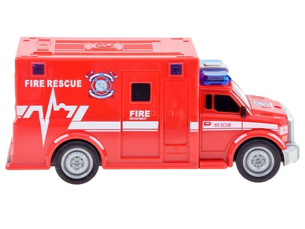 Mängu tuletõrjeauto Rescue, punane hind ja info | Mänguasjad poistele | hansapost.ee