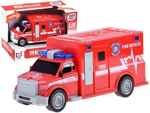 Mängu tuletõrjeauto Rescue, punane цена и информация | Игрушки для мальчиков | hansapost.ee