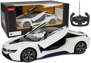 Kaugjuhitav BMW i8 1:14 - Automaatuksed - Rastar цена и информация | Игрушки для мальчиков | hansapost.ee