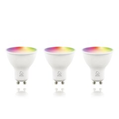 Светодиодная смарт-лампа DELTACO SMART HOME GU10, 5W, 470lm, 220-240V, RGB / SH-LGU10RGB-3P цена и информация | Электрические лампы | hansapost.ee