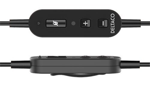 Deltaco Office USB Stereo Black цена и информация | Kõrvaklapid | hansapost.ee