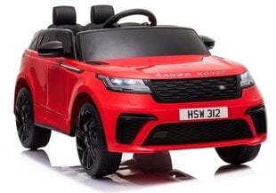 Двухместный детский электромобиль Range Rover, красный лакированный цена и информация | Электромобили для детей | hansapost.ee
