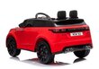 Kahekohaline laste elektriauto Range Rover, lakitud punane цена и информация | Laste elektriautod | hansapost.ee