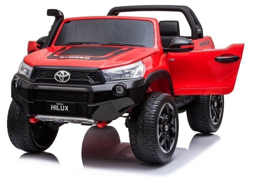 Elektriauto lastele Toyota Hilux, punane lakitud цена и информация | Laste elektriautod | hansapost.ee