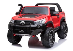 Электромобиль для детей Toyota Hilux, красный лакированный цена и информация | Электромобили для детей | hansapost.ee
