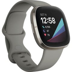 Fitbit Sense, Sage/ Silver Stainless Steel цена и информация | Смарт-часы (smartwatch) | hansapost.ee