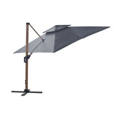 Зонт уличный Romа M, серый цена и информация | Зонты, маркизы, стойки | hansapost.ee