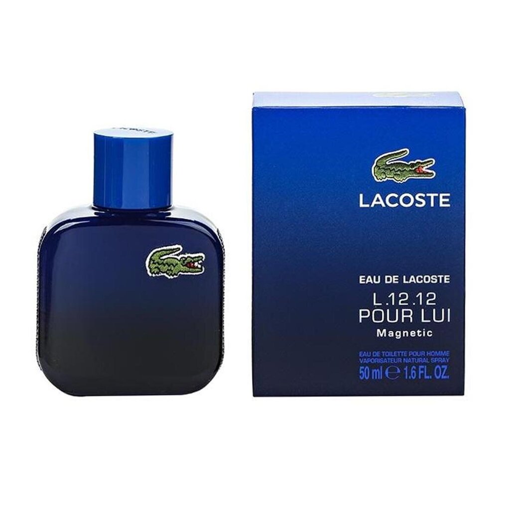 Meeste parfüüm L.12.12 Pour Lui Magnetic Lacoste EDT: Maht - 50 ml hind ja info | Parfüümid meestele | hansapost.ee