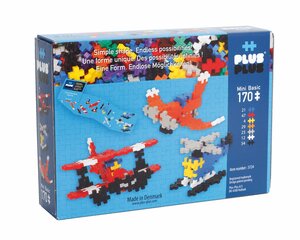 Конструктор Plus Plus Mini Basic Самолеты, 170 частей цена и информация | Конструкторы и кубики | hansapost.ee