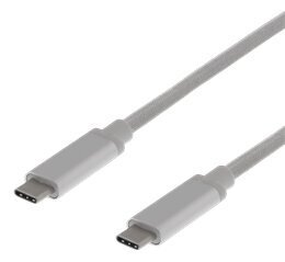 Deltaco, USB-C, 1 m цена и информация | Кабели и провода | hansapost.ee