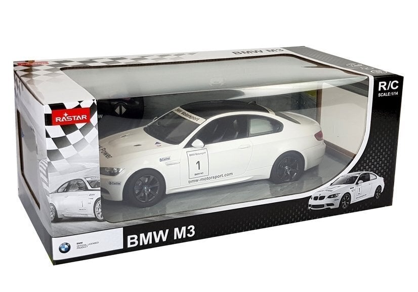 Kaugjuhitav BMW M 3 1:14 - Rastar цена и информация | Mänguasjad poistele | hansapost.ee