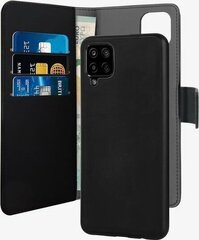 Telefoniümbris Puro sobib Samsung Galaxy A12, must hind ja info | Telefonide kaitsekaaned ja -ümbrised | hansapost.ee