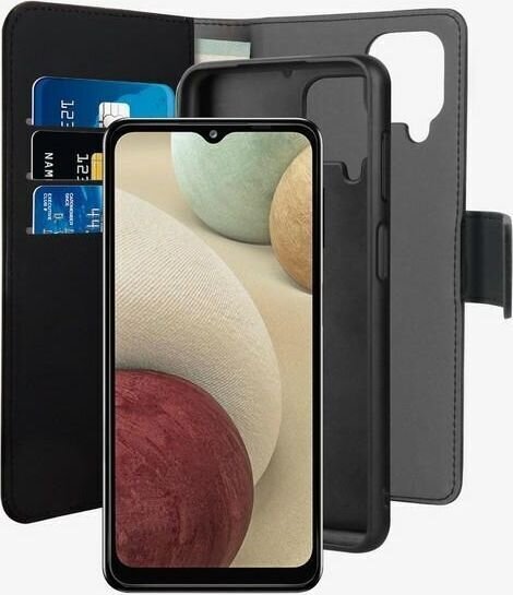 Telefoniümbris Puro sobib Samsung Galaxy A12, must цена и информация | Telefonide kaitsekaaned ja -ümbrised | hansapost.ee