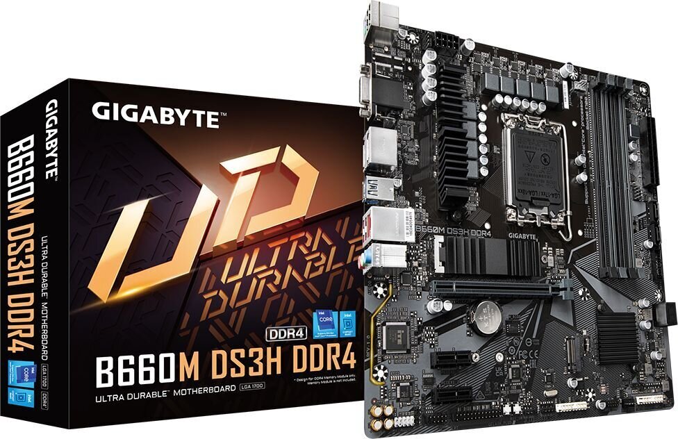 Emaplaat Gigabyte B660M DS3H DDR4 цена и информация | Emaplaadid | hansapost.ee